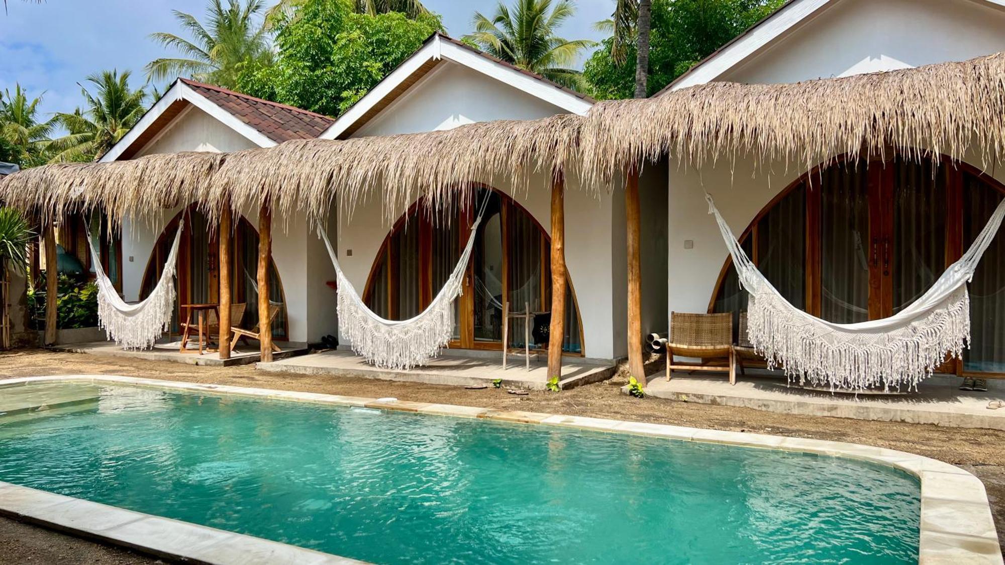 Rumah Canaria Bungalow Gili Trawangan Exterior photo